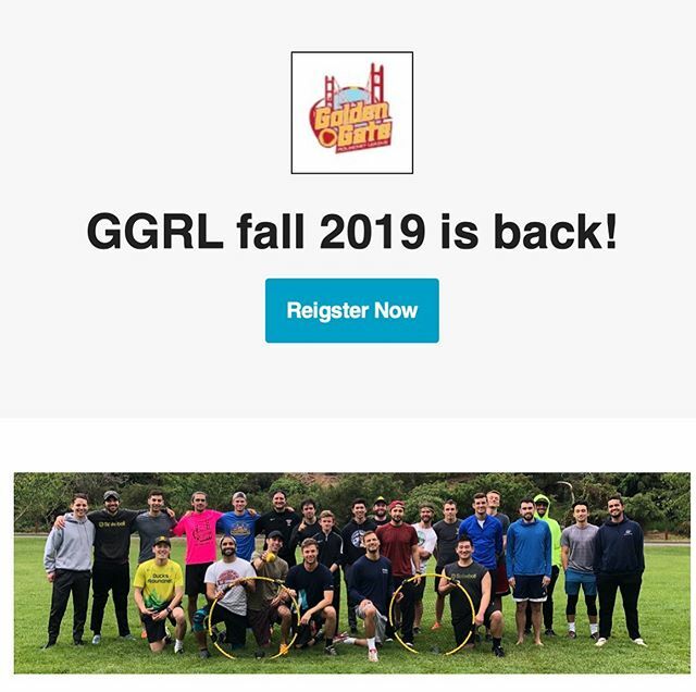 Golden Gate roundnet fall 2019 is back!

For more information visit GGRL webpage ( clickable link in bio)

ift.tt/2nCMvMI ift.tt/2MrQIey