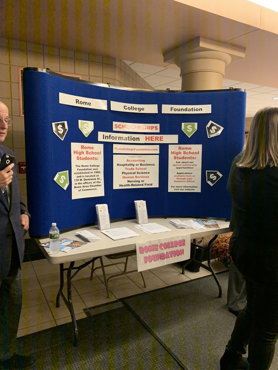RFACounselors's tweet photo. Another big thank you to our local organizations in Rome who provide many of our students with opportunities to help pay for college-Rome Dollars for Scholars and Rome College Foundation! https://t.co/iOCWlDOOo4