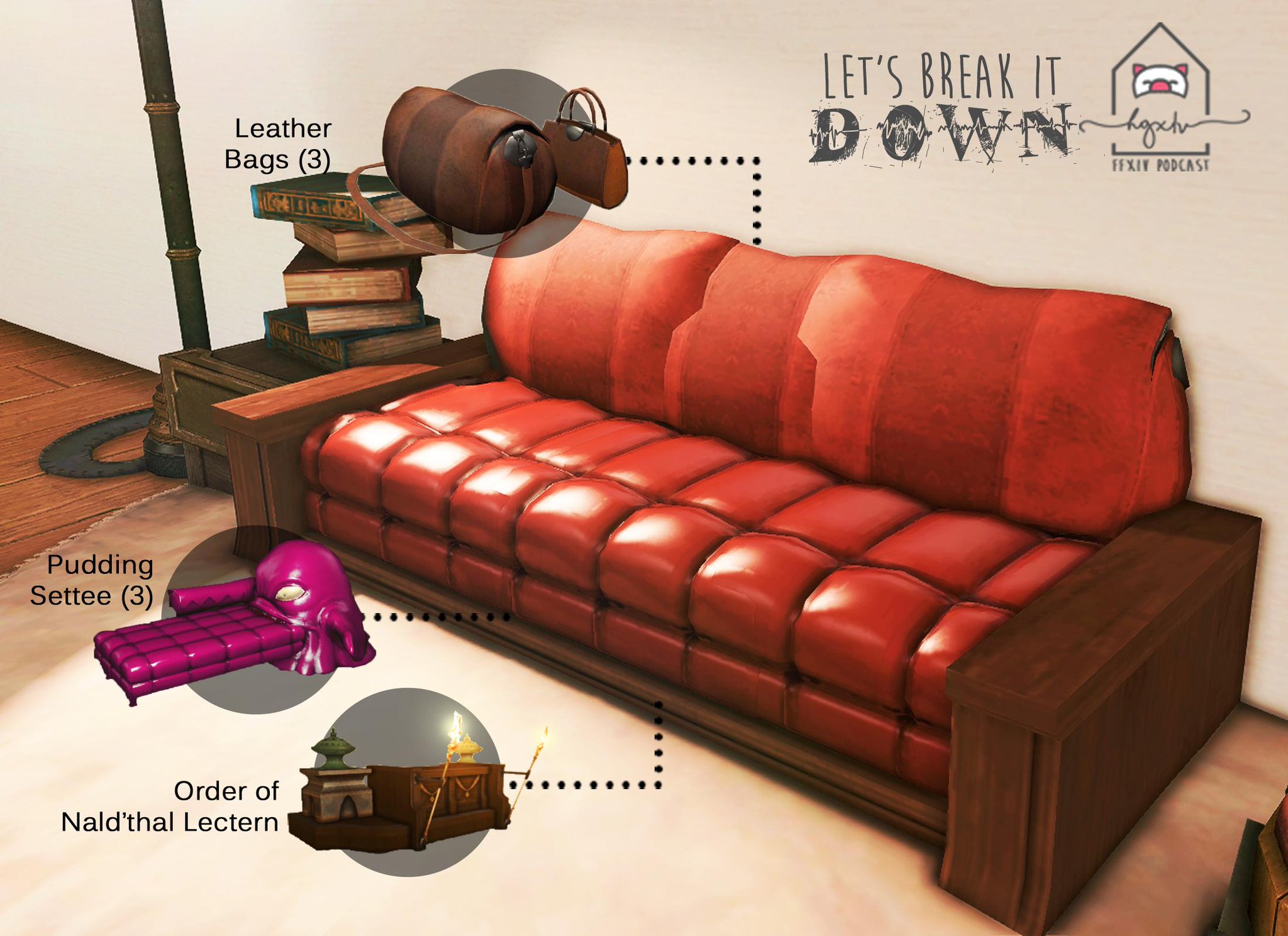 Hgxiv The Ffxiv Housing Podcast On Twitter A Low Backed Couch Is Just The Thing You Need To Tie Your Modern Build Together Fe Lora Meujuu Of Odin Cataulait Created This