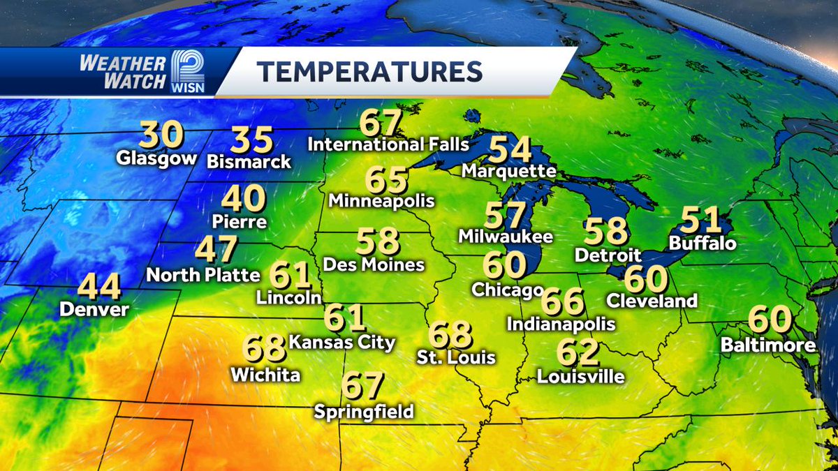 A few hours ago, Denver was 82 degrees. By morning, they will have snow falling. #ColdFrontIsComing