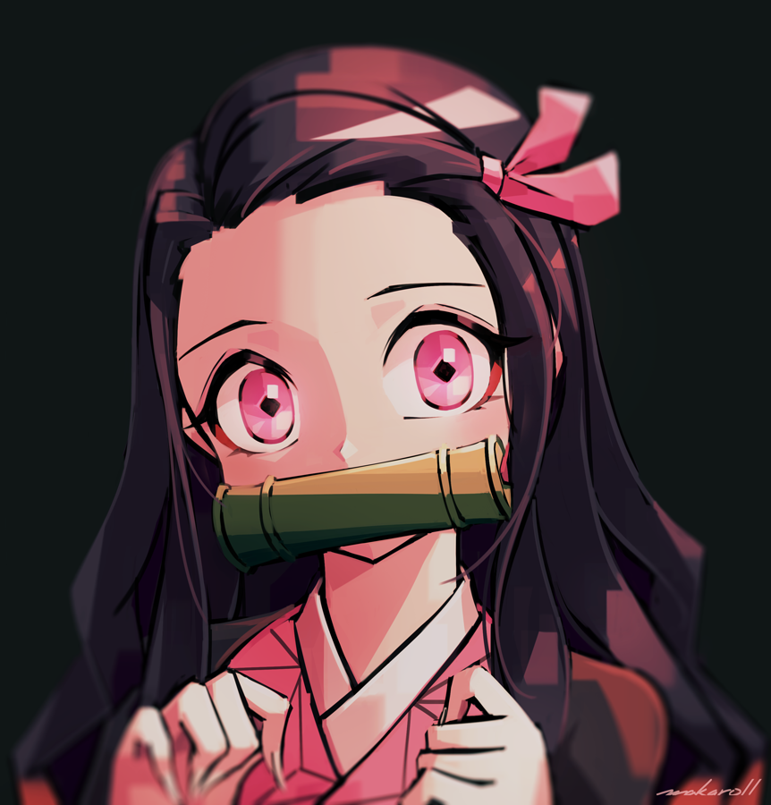 竈門禰豆子 「Nezuko from Demon Slayer. Time to wait f」|makarollのイラスト