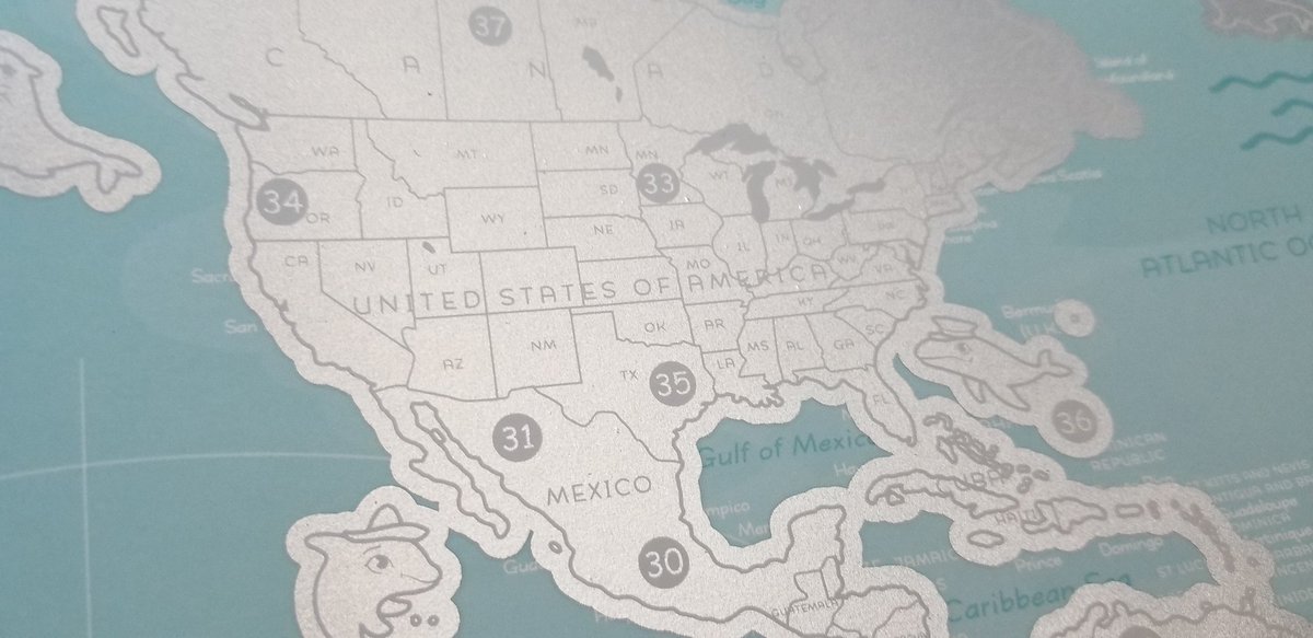 DSSC_Coach's tweet image. Great map! Vibrant and bright. I like the overall size and quality. And I loved the addition of the cards that come with it to help you learn more about each country. It makes for a great learning opportunity! 

bit.ly/2ICeLpI

 #newverest #scratchoffmap #worldmap