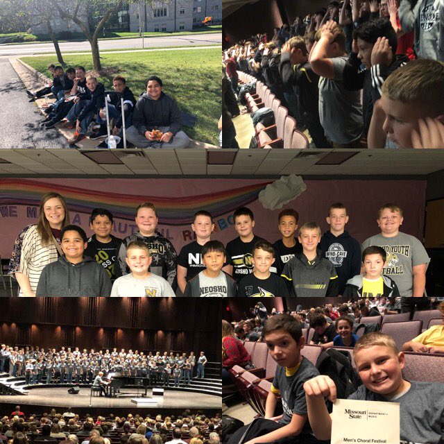 NMS boys making Neosho proud at the MSU Men’s Choral Festival! #NMSchampions <a href="/NeoshoSD/">Neosho Wildcats</a>  <a href="/CharityWRocks/">Charity Williams</a> <a href="/PowersTonna/">Tonna Powers</a>