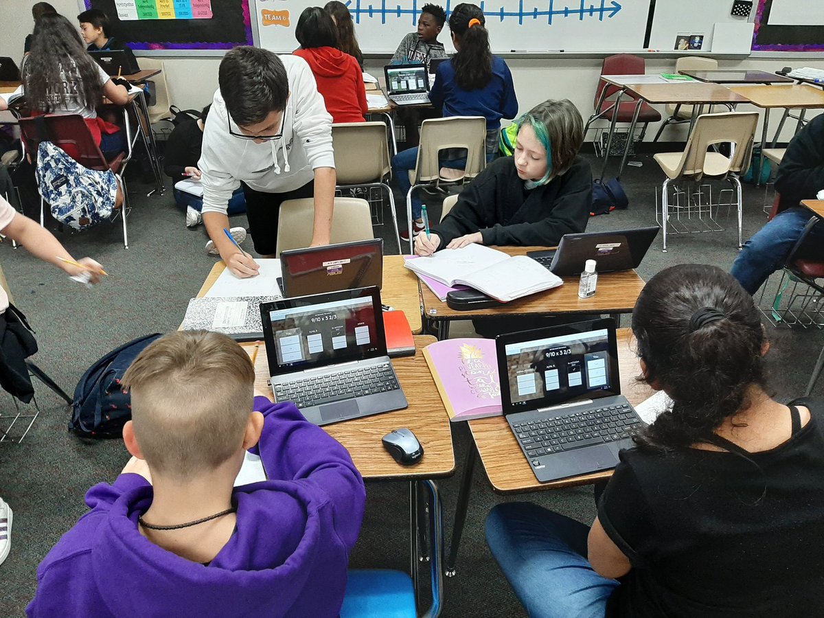 TiffanyHersey1's tweet photo. In it to win it on quizlet live! Love how hard these Ss work on solving problems! #llmslynx https://t.co/lWD6sImh0g