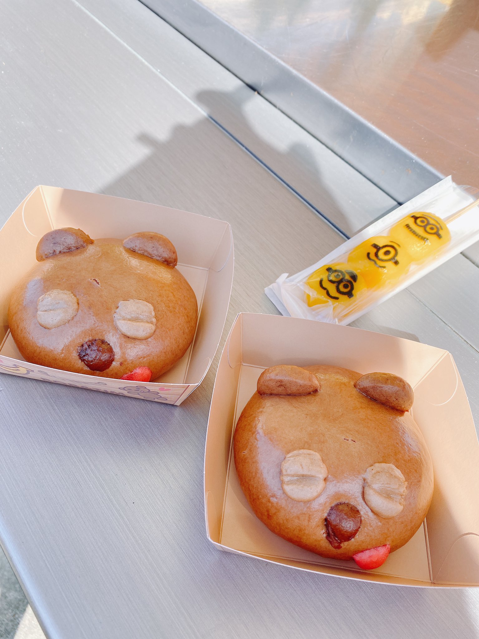 めんたい子 V Twitter ユニバの食べ物 ティムまん可愛い めんたいこ味ピザおいしかった ティラミス味のチュリトス