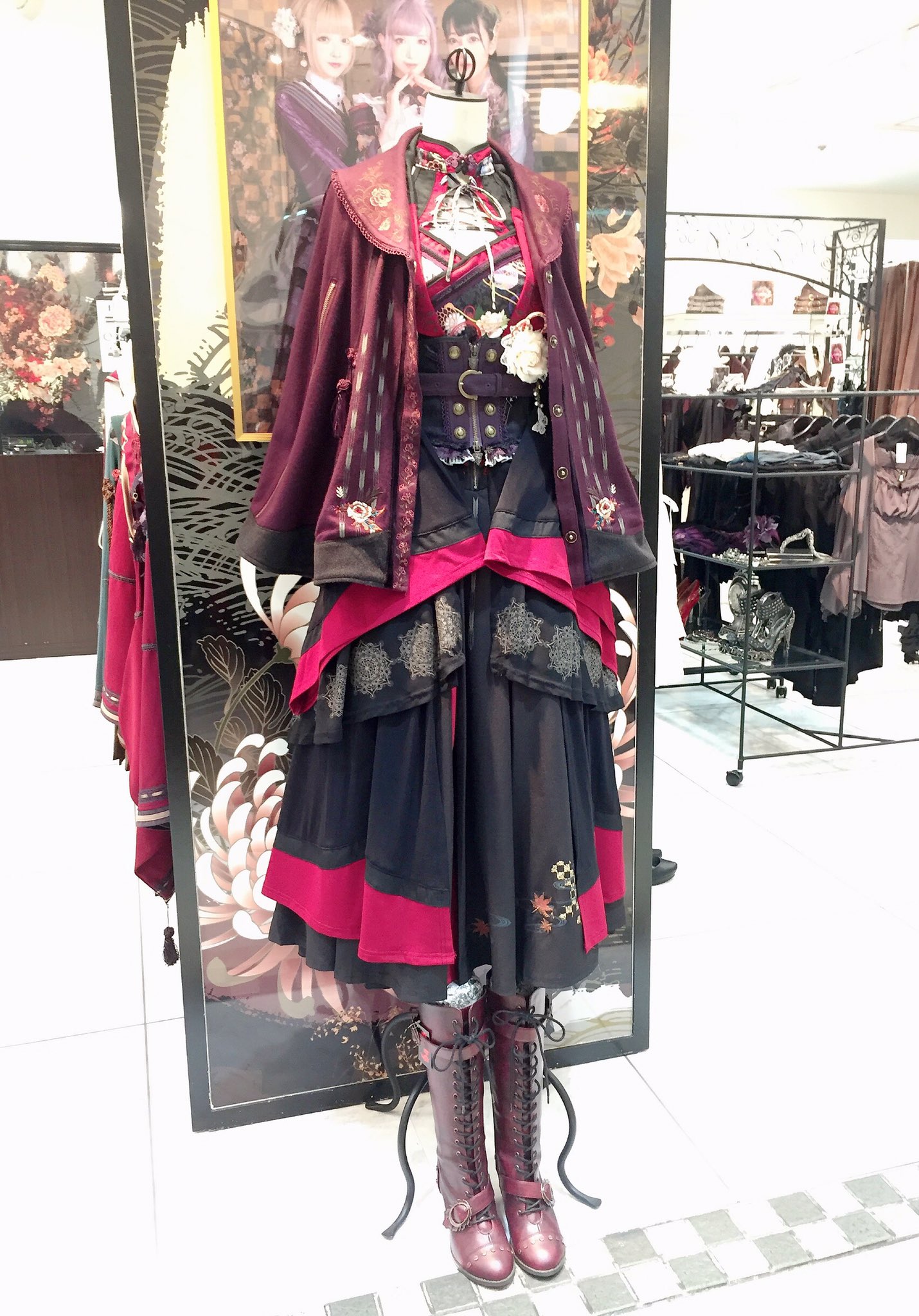 OZZON JAPAN ばっ 和柄 和風 ポンチョ リバーシブル OZZON JAPAN ばっ 和柄 和風 ポンチョ リバーシブル