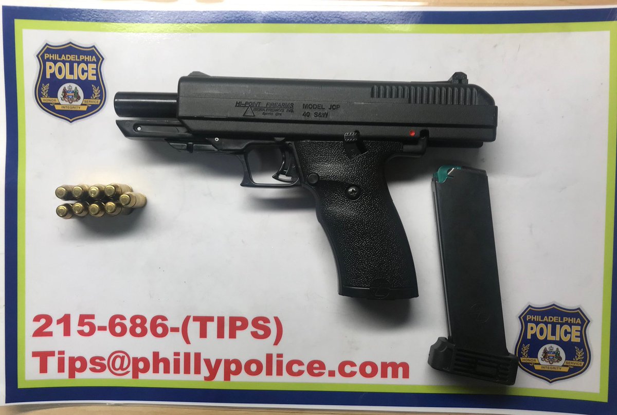 PPDJohnStanford's tweet photo. Tonight, 2 more guns: first @PPD19Dist P/O Dipaolo &amp; P/O Assad apprehended a male in PSA#2 with a gun. Then a few hours later P/O Devlin &amp; P/O Noga took another gun off the streets of West Philly on the boarder of PSA#2&amp;3. Great work Officers!! #Working2ReduceCrime #ThePHLWay https://t.co/aX7LlvliZs