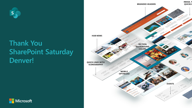 Have a great SharePoint Saturday Denver this weekend #SharePoint #SPSDen <a href="/SPSColo/">SharePoint Saturday Denver (aka SPS Colorado)</a>