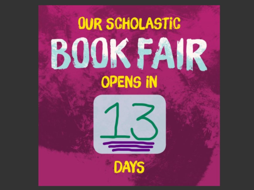 Mark your calendar!  #mybookfair #msmsreads #Iwantallthebooks