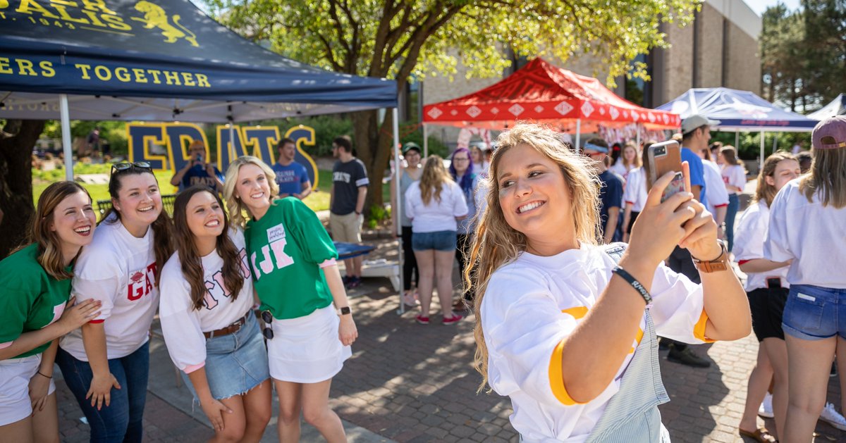 WelcometoACU's tweet photo. Pledging has officially begun! Social clubs are just one of the many ways you can become involved on ACU's campus. We have over 100 organizations to join! #RushACU #StudentOrganizations https://t.co/zHRTOQAWSc
