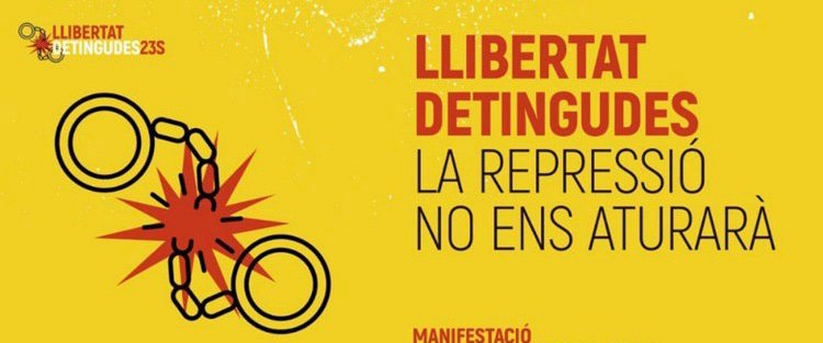 CDR_Caldes's tweet photo. 👉Convocatòria: Caldes posa't guapa per la sentència i per la Festa Major!!

Avui ENCARTELLEM Caldes.

📅 Dijous 10 Oct ⏰ a les 21h

Després de l'acte "Música per la llibertat"

📌 Plaça Catalunya

Comptem amb tu!

Comité de Defensa de la República de Caldes de Montbui https://t.co/zgOXN6mNUj