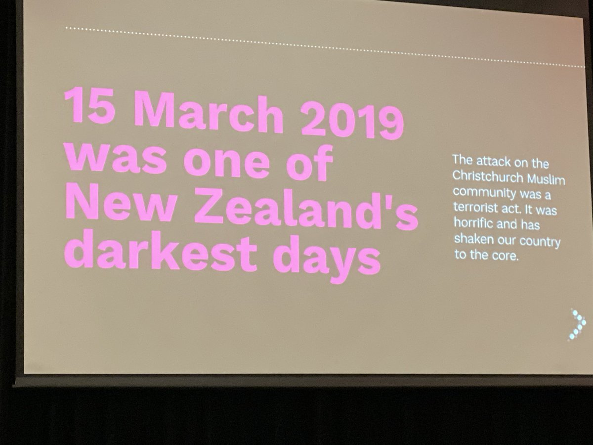 .<a href="/jordantcarter/">Jordan Carter</a> giving a really poignant update on the #christchurchcall at #itx2019 - what happened, progress to date, and <a href="/InternetNZ/">InternetNZ | Ipurangi Aotearoa</a>’s role ensuring it wasn’t just a bilateral negotiation between govt and business