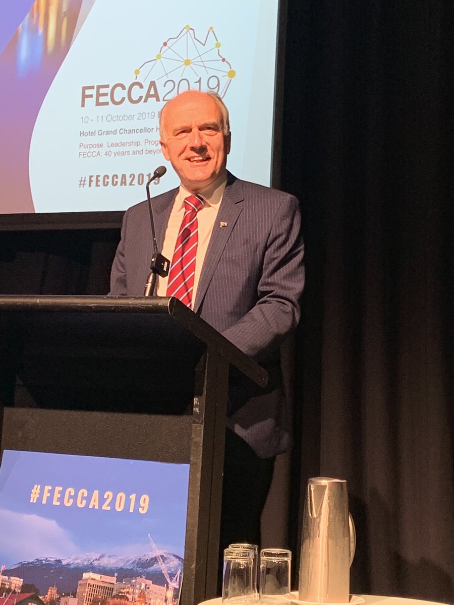 CharlesTade's tweet photo. We are a nation built on rule of law, self reliance and reward for hardwork. FECCA has been a strong partner with the government in the last 40yrs in promoting immigration and harmony and gentle settlement of migrant #fecca2019 @SenatorAbetz https://t.co/wSvUjzKcSh