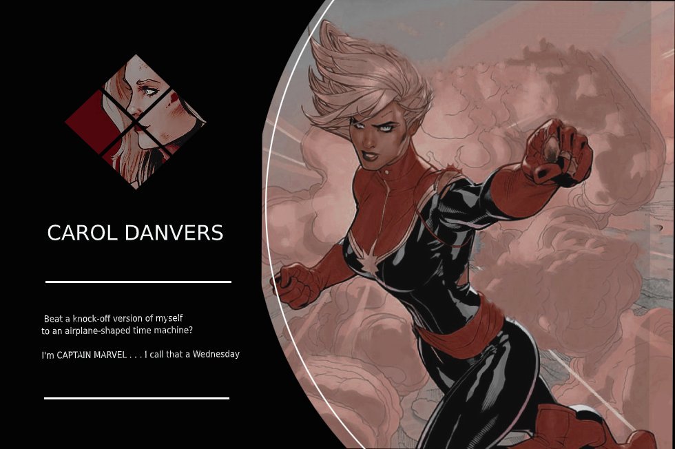 MarvelColonel's tweet image. ⠀⠀ 

  ✶──────  𝐂𝐀𝐏𝐓𝐀𝐈𝐍 𝐌𝐀𝐑𝐕𝐄𝐋  

❛ Beat a knock-off version of myself to an airplane-shaped time machine?

I'm 𝑪𝒂𝒑𝒕𝒂𝒊𝒏 𝑴𝒂𝒓𝒗𝒆𝒍 . . . I call that a Wednesday❜ 

            ✶ ᴍᴄᴜ ﹢ ᴄᴏᴍɪᴄᴠᴇʀsᴇ

                    ¿ʀᴛ?