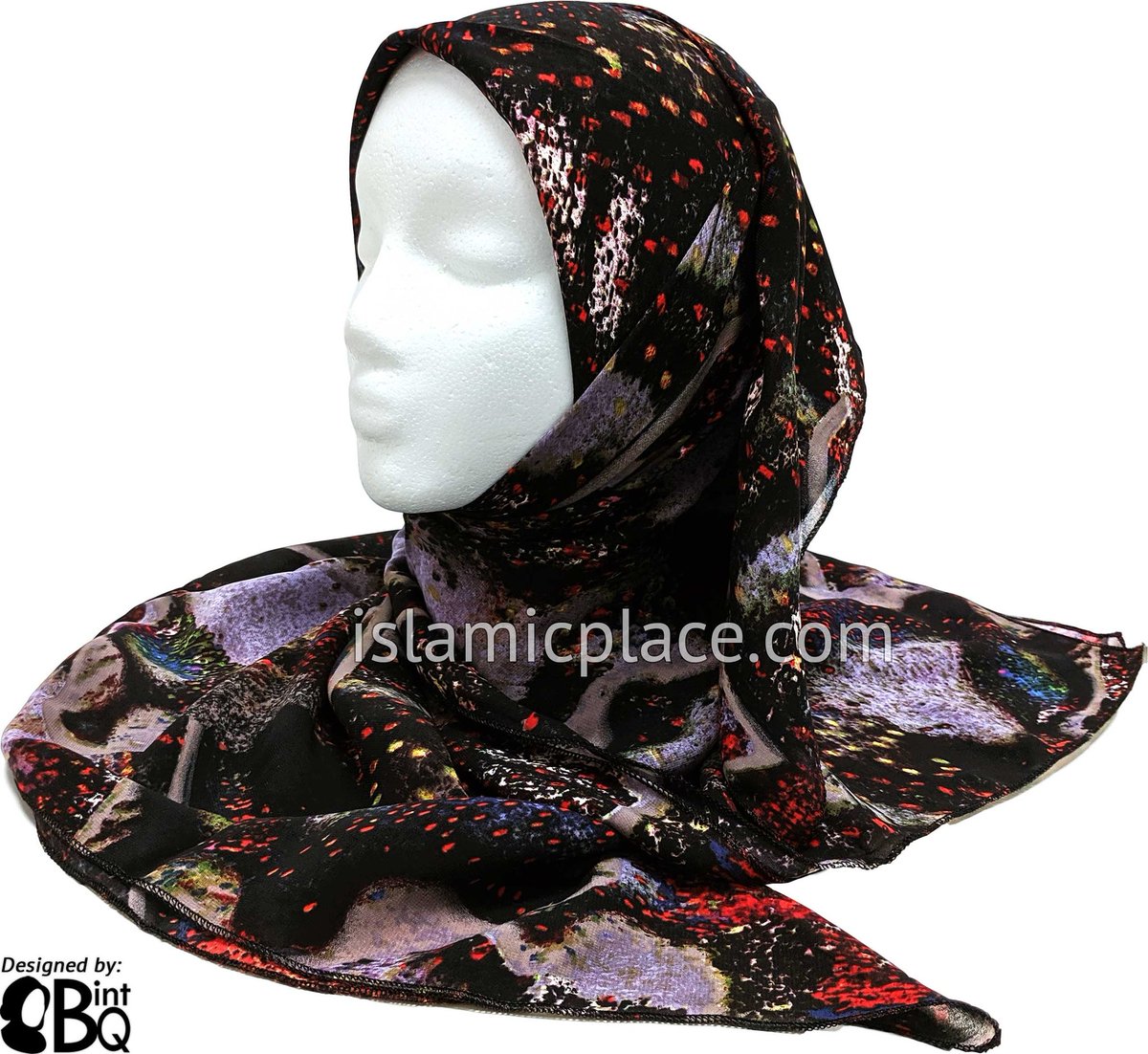 theislamicplace's tweet photo. Khimar of the Week
Black, blue, brown, lavender, red, and green galaxy georgette khimar. 
Buy in store or online:
https://t.co/cWptHujTUm. 
#khimar #hijab #scarf #muslimah #modesty #IslamicPlace #black #blue #brown #lavender #red #green #galaxy #georgette https://t.co/C8Crfc6gx2