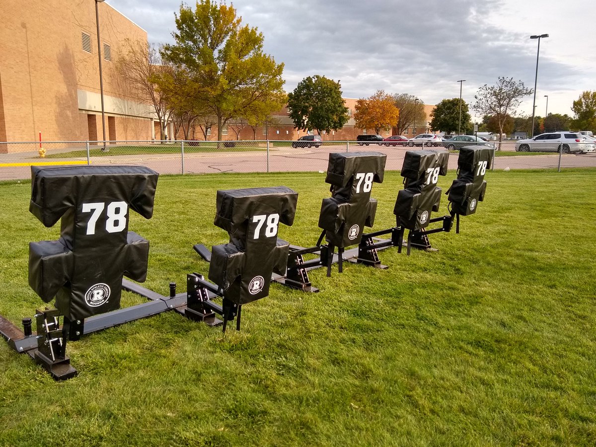 WHS_Fball's tweet photo. Thank you Warrior Nation for all that you do for our Warriors. All your effort and hard work has given our players a new sled! @stahlberg_83 was so excited he had to get in some work!
#IAmAWarrior
#MBGI https://t.co/eErafmw3ZW