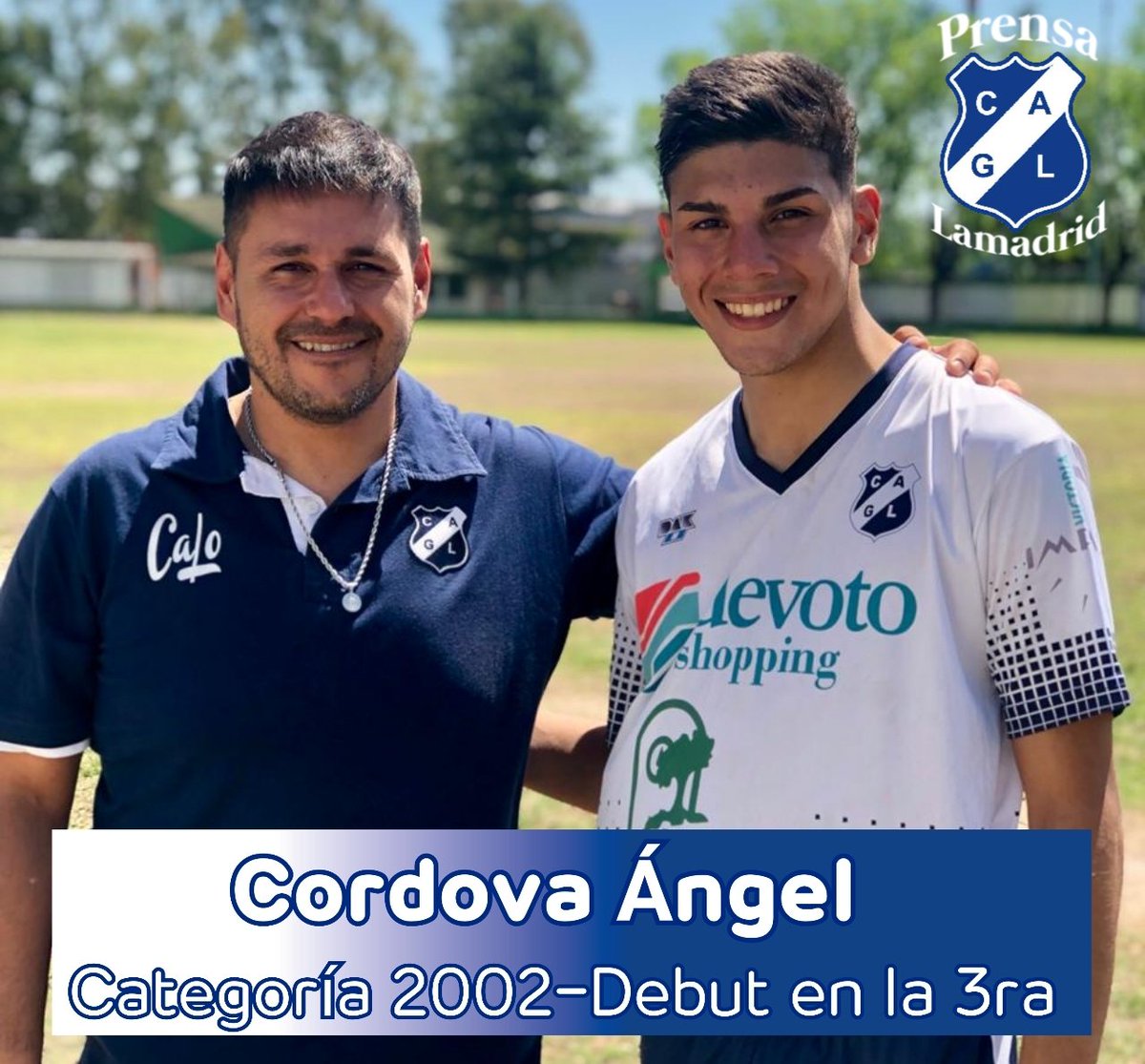 cgrallamadrid's tweet photo. #TERCERA 
Lama empato ante Cañuelas por la sexta fecha del torneo. El Carcelero tuvo en el arco a Ricciardelli uno de los arqueros de la 1ra división. Además hicieron su debut Cordova Ángel y López Mateo, ambos 2002.
@inferioreslamadrid 
#afa #lamadrid #tercerac #reservac #fecha6 https://t.co/mZy0klJhbP