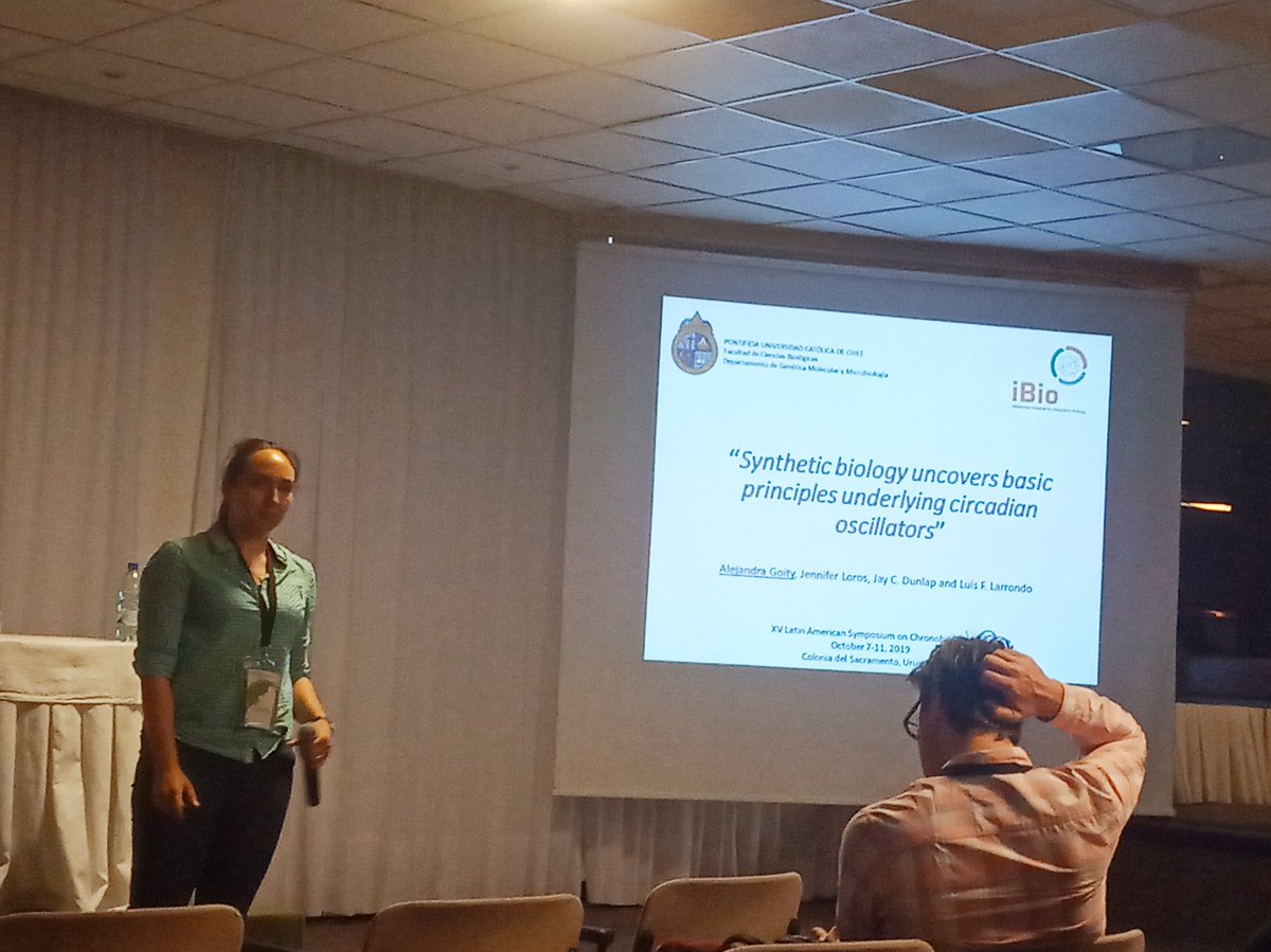 XVLASC's tweet photo. Symposium: Transcriptional and post transcriptional control of circadian rhythms #XVLASC #LASC2019 https://t.co/OUimVsUCRp