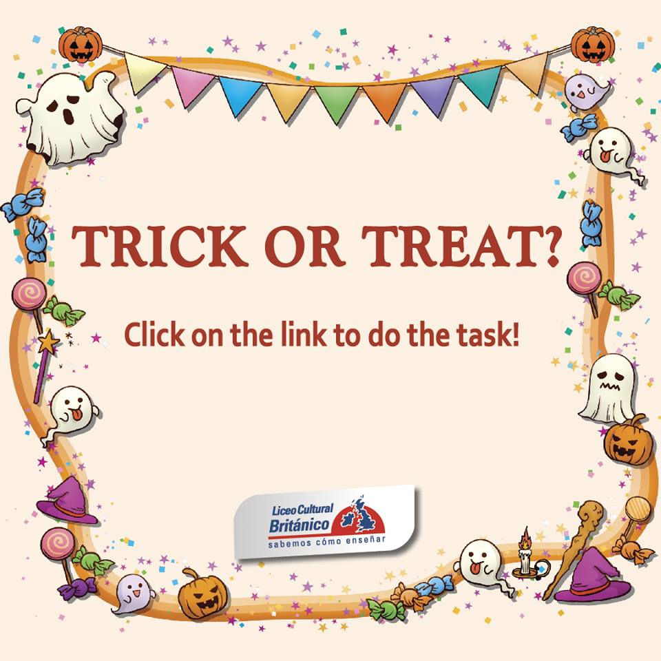 inglesLCB's tweet photo. TRICK OR TREAT? Click here ➡ https://t.co/CKtLWPHcau to do the task: Read the sentences and fill in the blanks with words related to Halloween.

#FollowOurBlog #Halloween #Task #LearningEnglish #LiceoCulturalBritánico https://t.co/z3J74m0KqU
