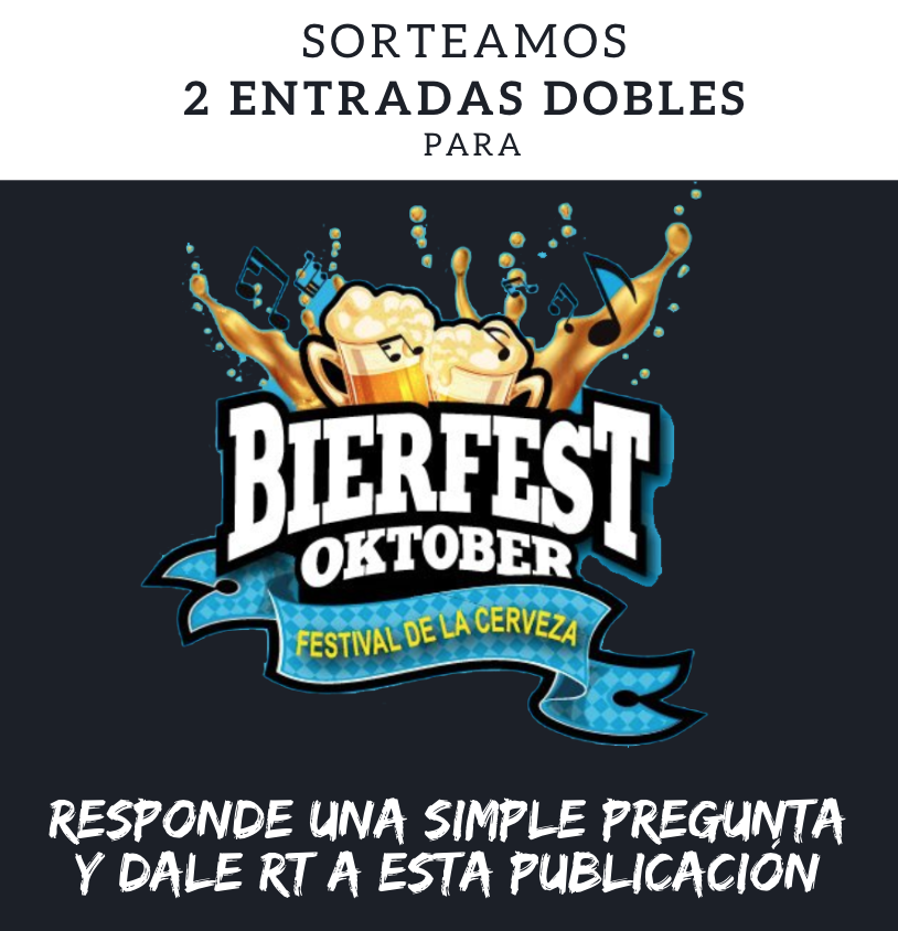 knasta_cl's tweet photo. ¡Concurso!📢
🎉Sortearemos 2 entradas dobles para Bierfest Oktober🍻

Para participar:
✅ Cuéntanos cuál es la mejor compra que has hecho en https://t.co/EcpGKVEhCm
✅ Dale RT a esta publicación 

🗓 sorteo a media noche cuando termine el #CyberMondayCL https://t.co/7ZJOiTQxgK