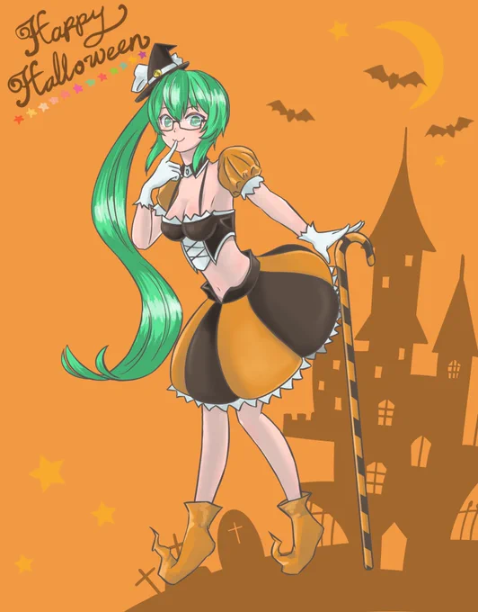 ?ハロウィンのボス?
#すずあーと 