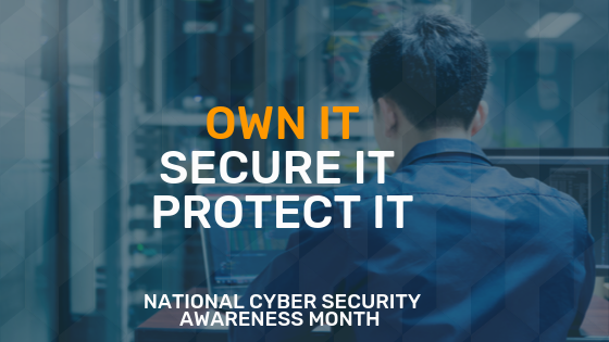 cascade_defense's tweet photo. In honor of National Cyber Security Awareness Month, we're covering what it means to truly OWN IT when it comes to your network's assets and risks. Read all about it here: https://t.co/KHuRkDgesn. 💻
#BeCyberSmart #CyberAware https://t.co/F6gceKA3TK