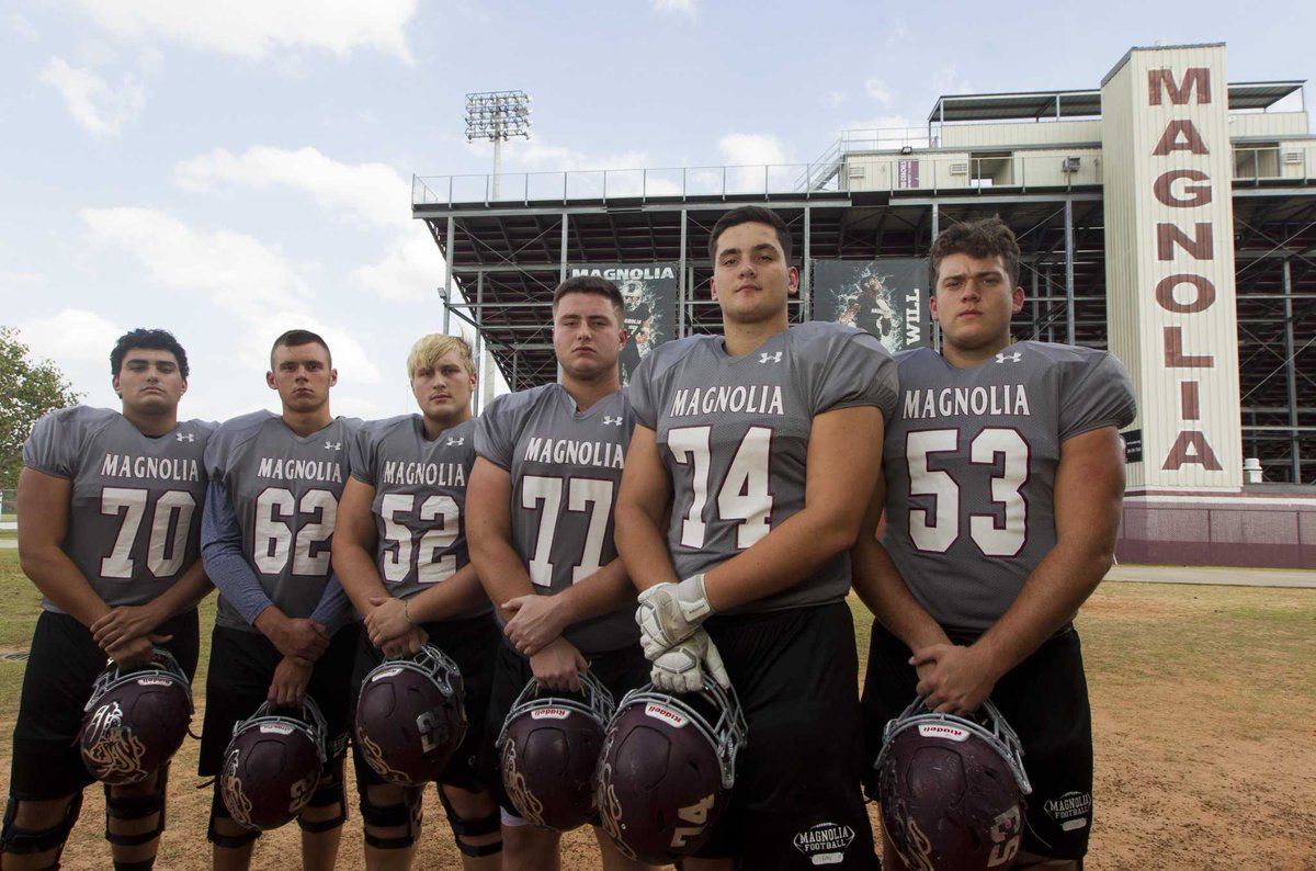 ConroeSports's tweet photo. FOOTBALL: Meet Magnolia’s big Bulldogs on the offensive line https://t.co/LvZD57xDop https://t.co/4aOhr6VeG9