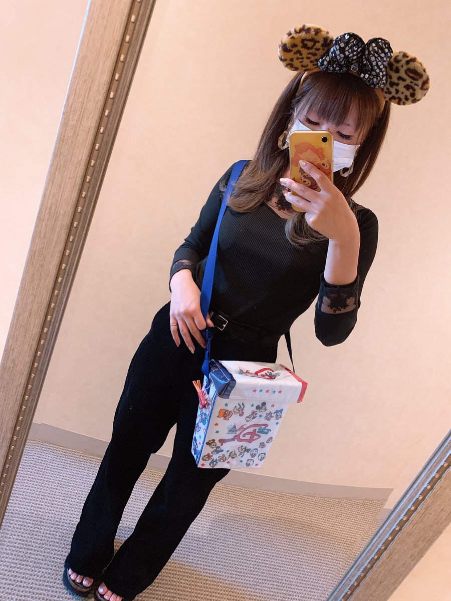 ブラックコーデディズニー ブラックコーデディズニー