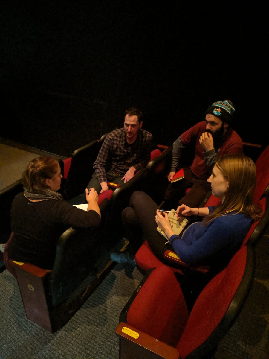 cna_comedyfest's tweet photo. Some of #Yellowknife's top young comedians are at a comics workshop with @HowieMiller @marywalsh11 and @Chadillmatic.  They'll also be competing tonight for a chance to perform in tonight's finale! https://t.co/qROp0caiFx
