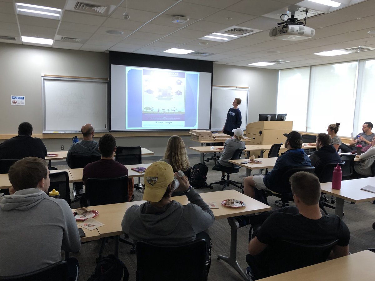 Our <a href="/TowsonU/">Towson University</a> PE Majors club just hosted our first meeting of the semester yesterday! Our student officers did a great jo of sharing lots of field-related volunteer opportunities for our undergraduate students to get involved in! #physed
