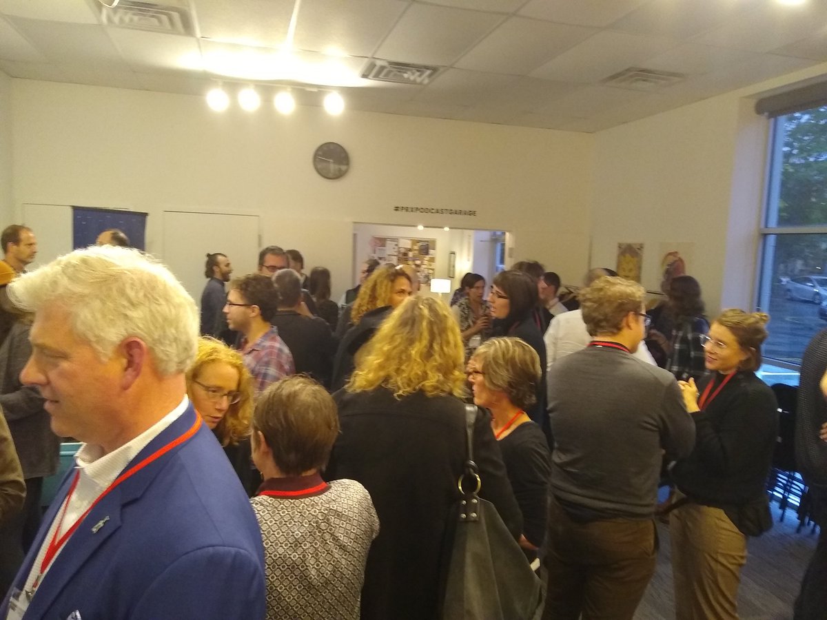 Thanks to <a href="/prx/">PRX</a> #podcastgarage for hosting the <a href="/sound_edu/">Sound Education</a> kickoff party tonight! #soundedu19