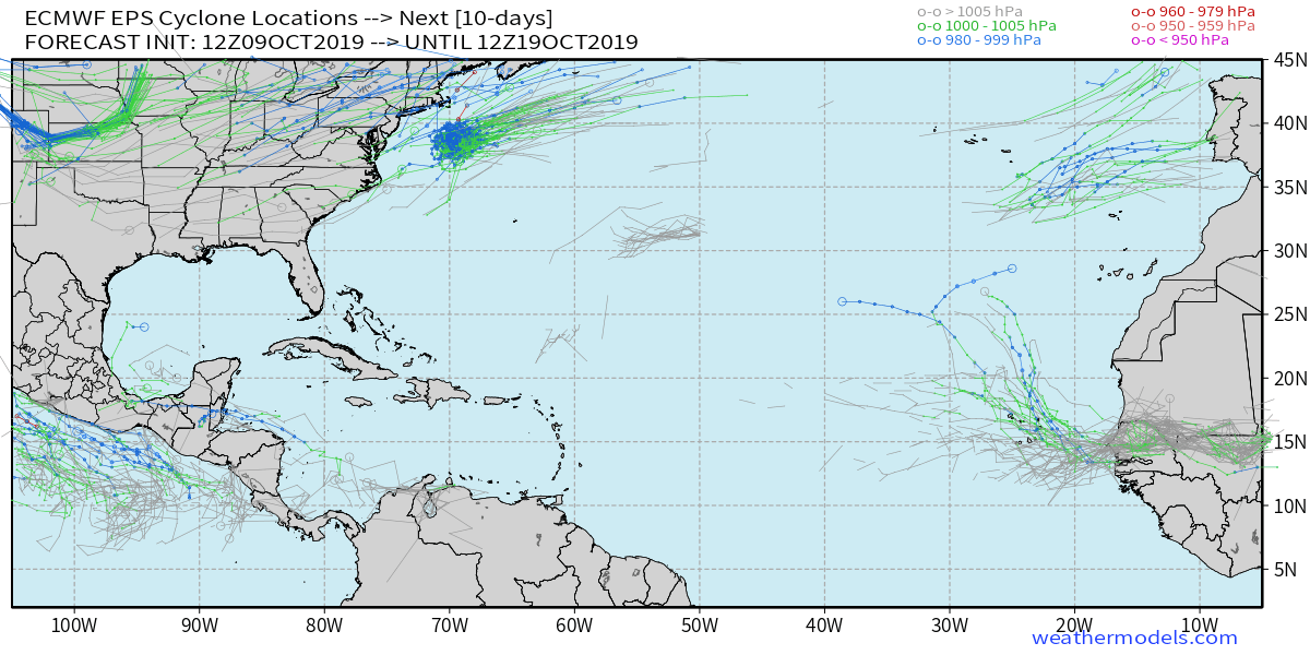 ericfisher's tweet photo. Not much going on in the Atlantic. Tick tock on the 2019 hurricane season https://t.co/d1iVLn8g7x
