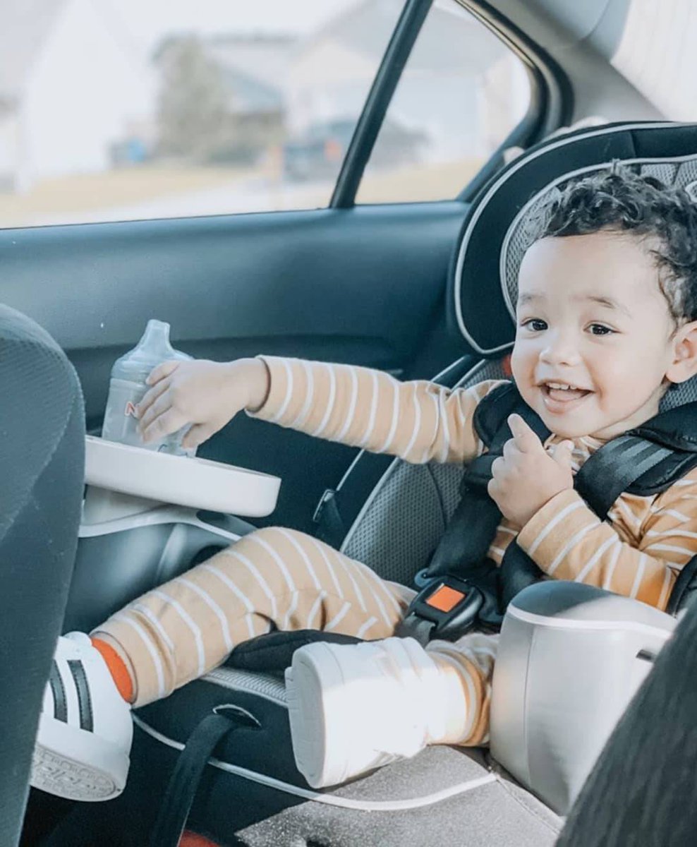 MyTravelTray's tweet photo. A happy camper in the backseat means a little extra quiet for you.. at least for a moment 😉 #mytraveltray . https://t.co/uU7uHebB7B