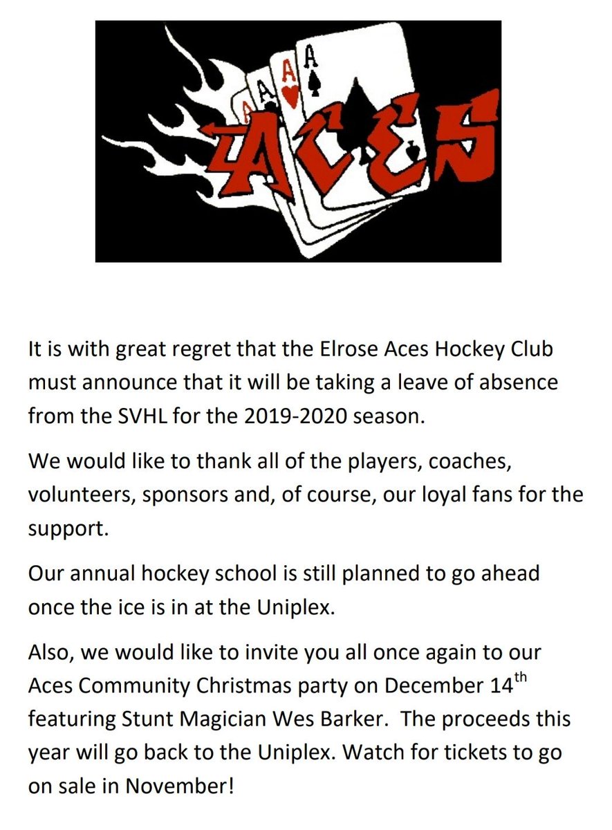 An anouncement we wish we didn't have to make: