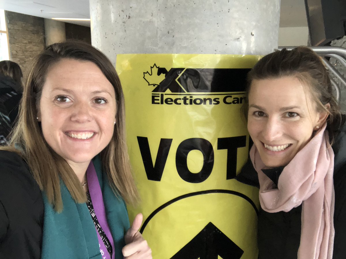 We just voted!! Let’s hope health care becomes a priority! Also Blood donation sites should be collocated with voting stations! Am I right? 💪🏻@CMA_Docs @CFMSFEMC @Vote4Healthcare