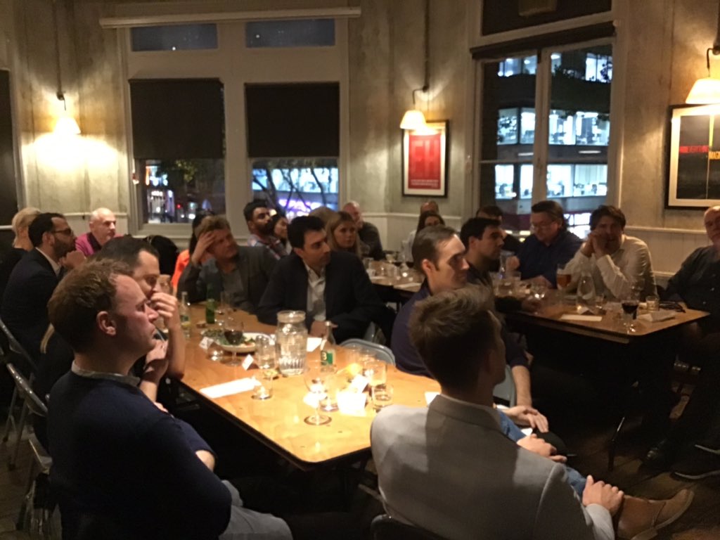 TableCrowd's tweet photo. Thank you to Eva Tarasova, Investment Director at Wharton Asset Management Company for sharing insight into Wharton’s approach to investing from pre-seed to series B and pre-IPO.
Big thanks to our partners @fieldhouseassociates for their support. ☺️ #MeetAndEat https://t.co/pzwRF0JEPJ