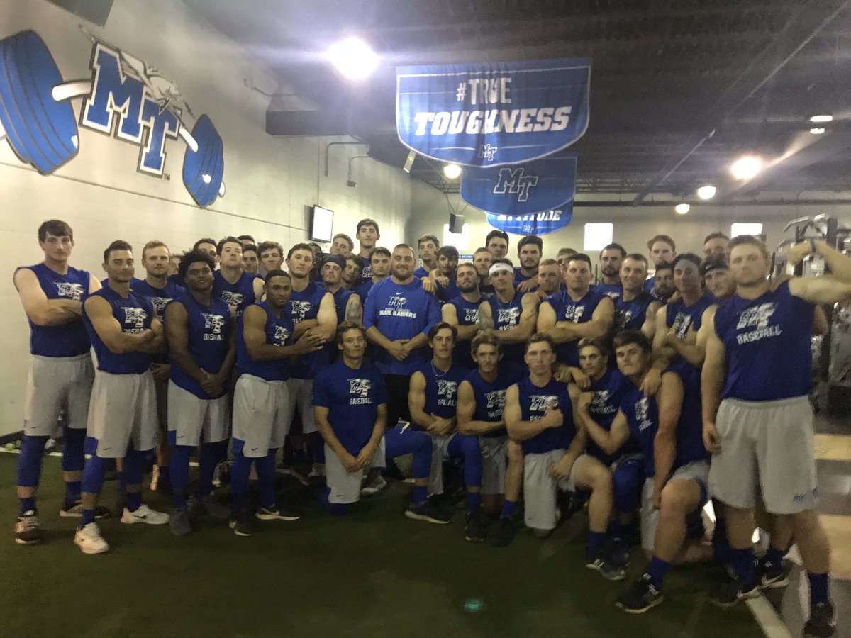 JimToman1's tweet photo. The @MT_Baseball after a great workout with @TLCampbellCSCS ...guys getting after it in the weightroom!🔥⚾️⚾️⚾️💪🏽💪🤛🤛🏾💪🏽💪🔥🔥👍👍⚾️⚾️ https://t.co/MzJFf4KVb9