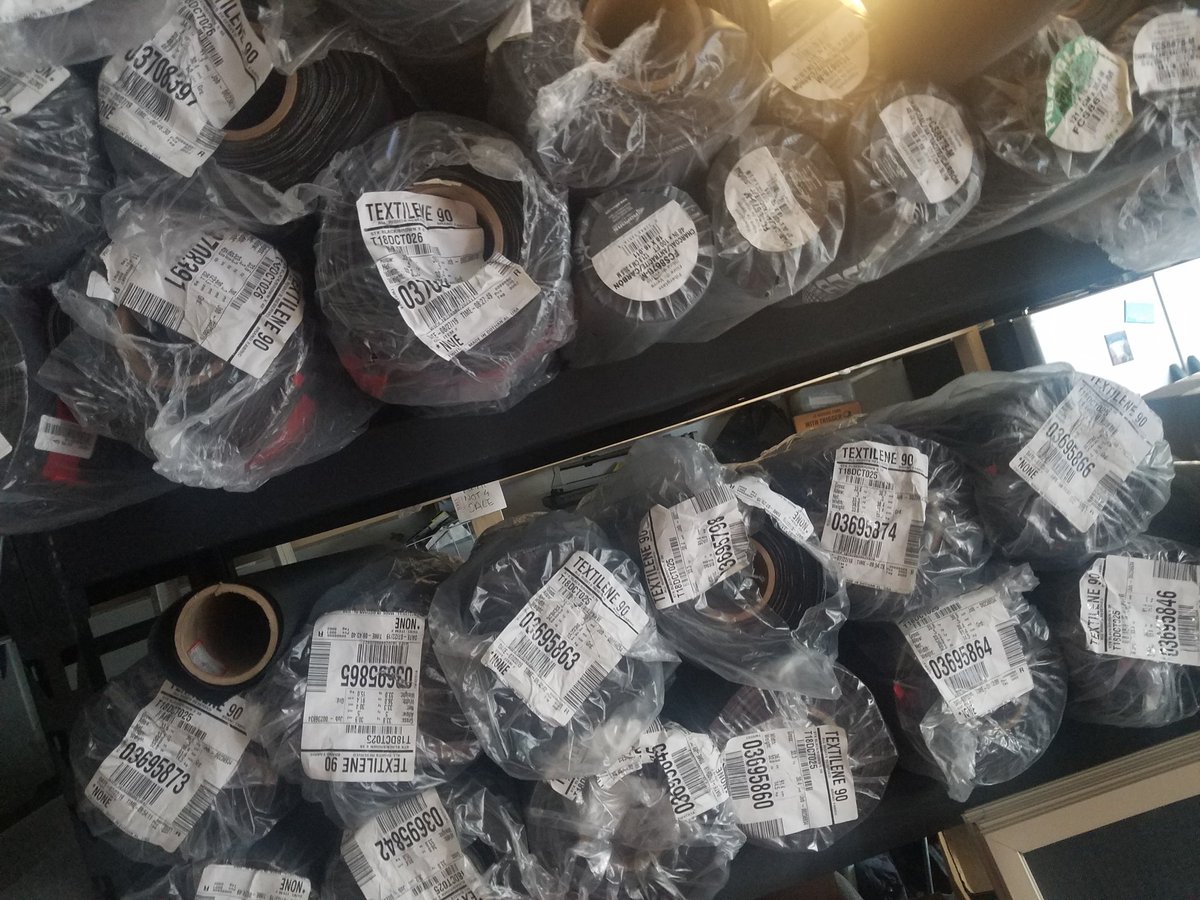 windowscreenmfg's tweet photo. Nearly 1000 rolls ready to be shipped or for pickup!!
#Twitchell #SolarScreens #Americanmade #WindowScreenManufacturers https://t.co/onpqpMjV1W