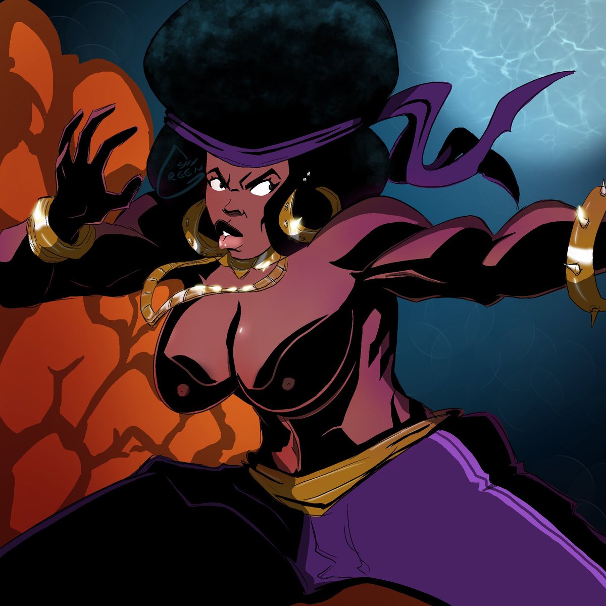 Some fun dark shadow studying from Black Dynamite. 