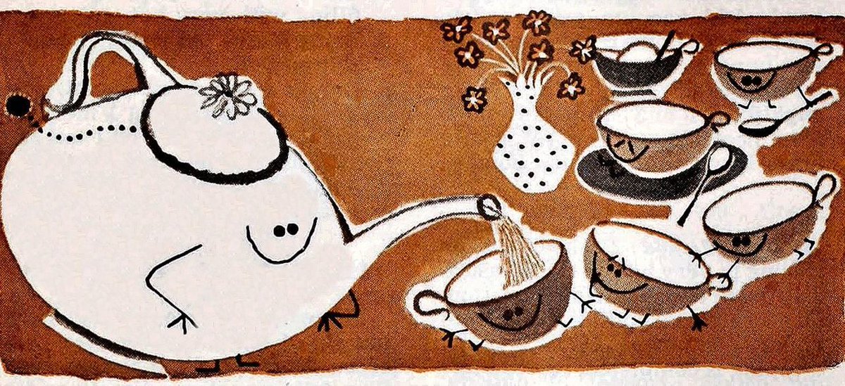 “Coffee time!” 1964 danismm.tumblr.com/post/188225778…