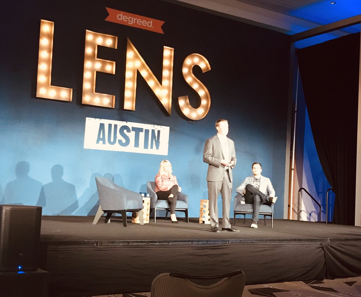 JillGluck's tweet photo. Yeehaw! Kicking off #degreedlens in a fantastic way with @degreed’s CEO, Chris McCarthy! https://t.co/9ukDBxcnKx
