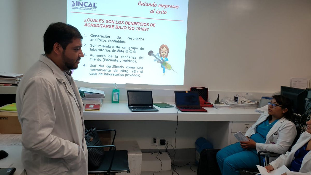 SINCAL_Mx's tweet photo. Curso de #ISO15189 en la empresa StarMedica. https://t.co/DN9l23RnxK