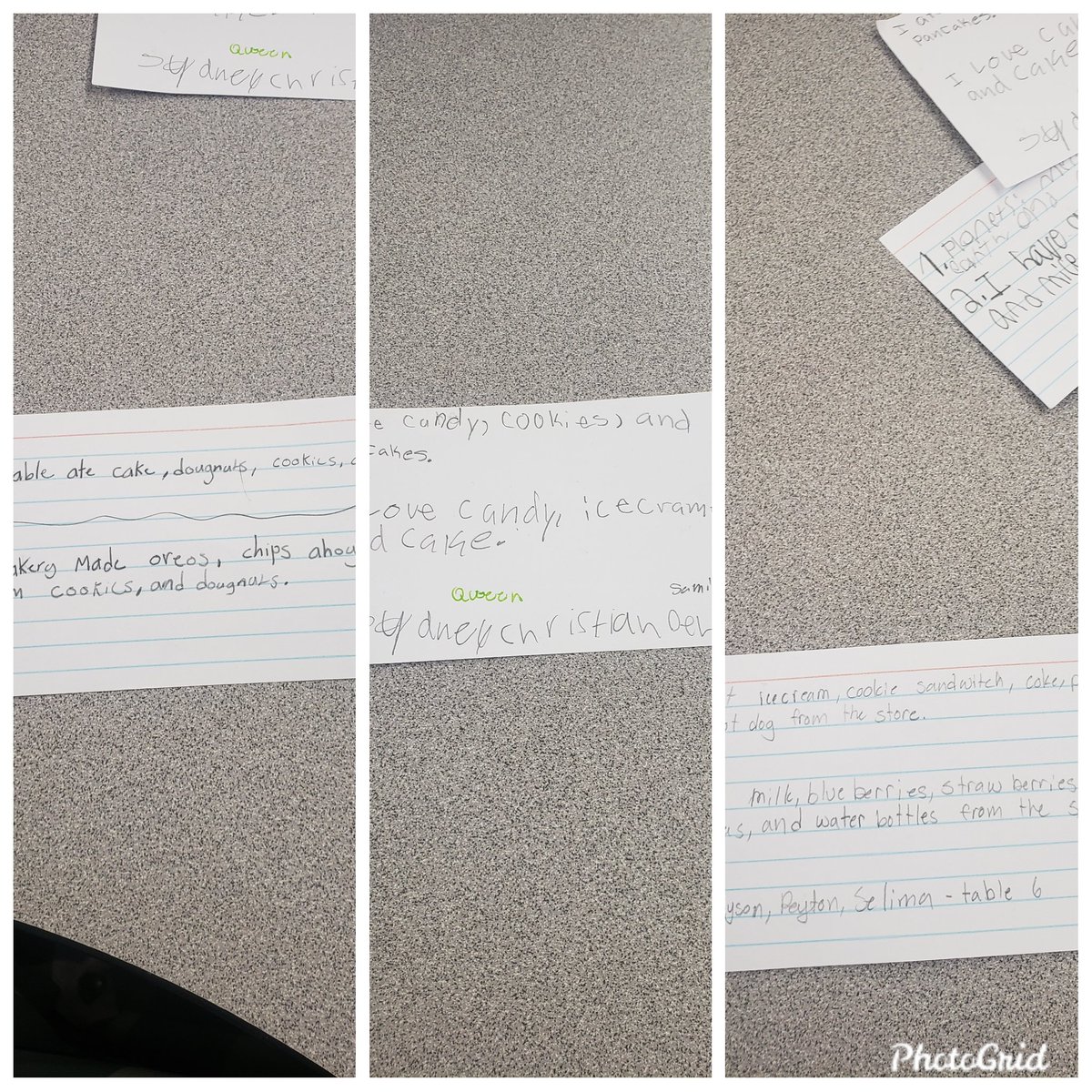 dawson_lamkin's tweet photo. Late post.  Can you come up with 2 sentences, practicing commas in a series? #quickcheck #ingroups  #collaborationatitsfinest @Lamkin_Ele @CFISD_ELAR2_5 https://t.co/O7YIeDxcA1