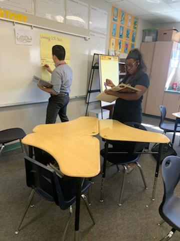 litteacherbcsd's tweet photo. Great collaboration with the @Sierra_BCSD history teams during PLC today.  We are diving deep into the CA #HSSframeworks #contentliteracyinquirycitizenship https://t.co/kMLFjFFyPL