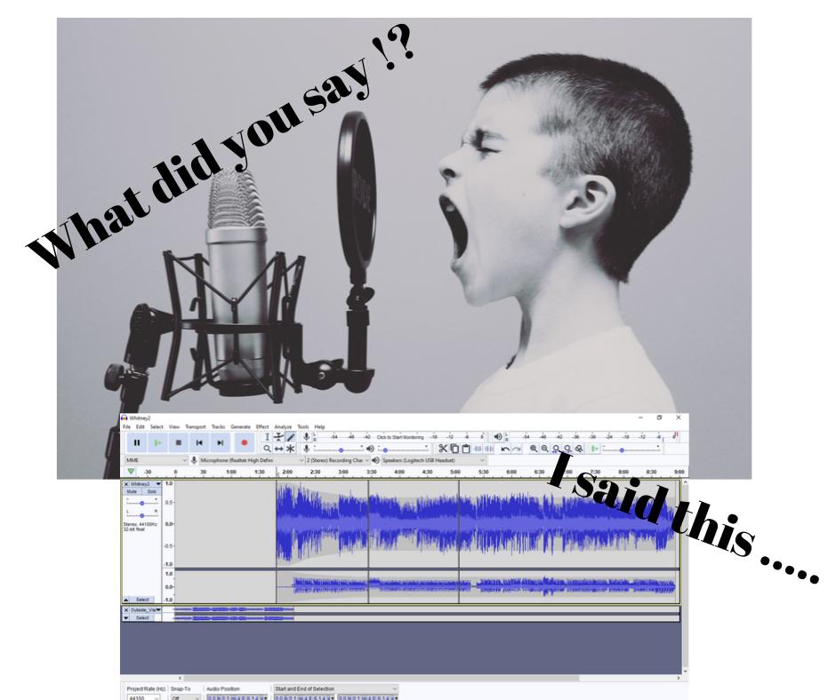 lupton_05's tweet photo. When you trying to get the hang of audio editing !!!
#DigcMessiah #Audio @Podcasting @Podcastlife #NewPodcast #learningisfun #studentlife #voice #speaker #ShareYourStory https://t.co/EC4D3mn2At