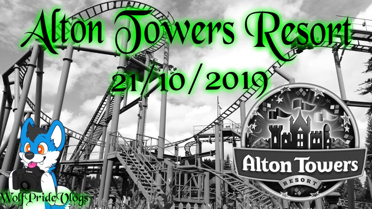 PrideVlogs's tweet photo. Coming Soon! Alton Towers Resort

Video Arriving 21/10/2019 
9:30pm UK time https://t.co/lUKCPItYfG