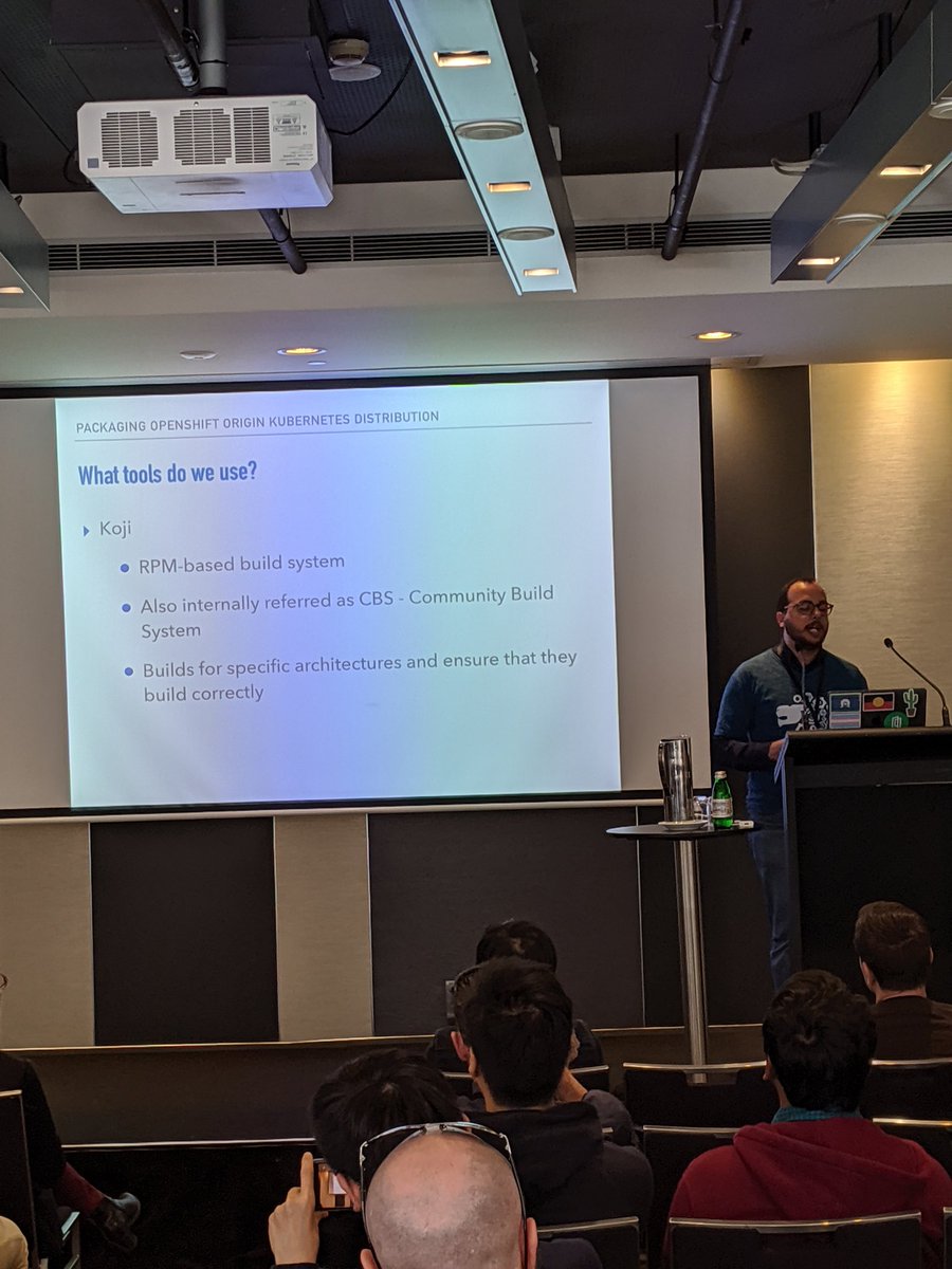 Up next, we have <a href="/slaterx/">Gleidson Nascimento (SlaterX)</a> teaching us how to package OpenShift Origin Distributions and how to get involved in the community! 🎉