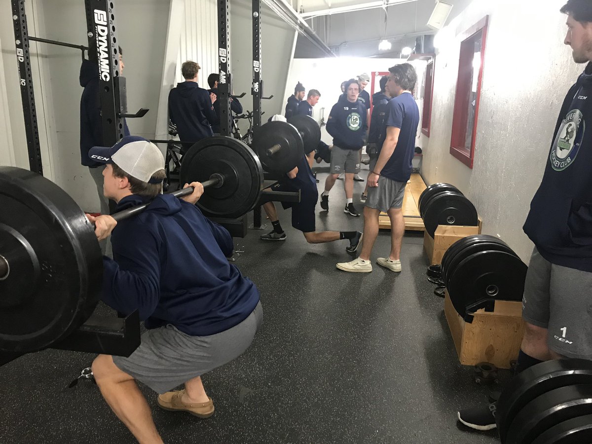RiverKingHockey's tweet photo. Putting in the work #WinnersWay #SeasonSIX #StriveInvestXcel https://t.co/0Z3hp3JcDy