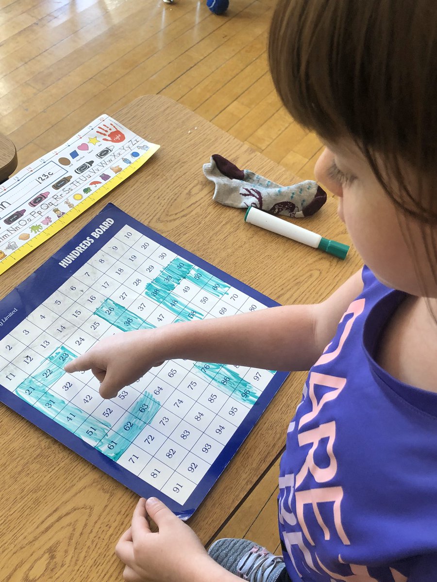 samhill_wrdsb's tweet image. Looking for patterns in our 100 chart today. #numberpatterns
