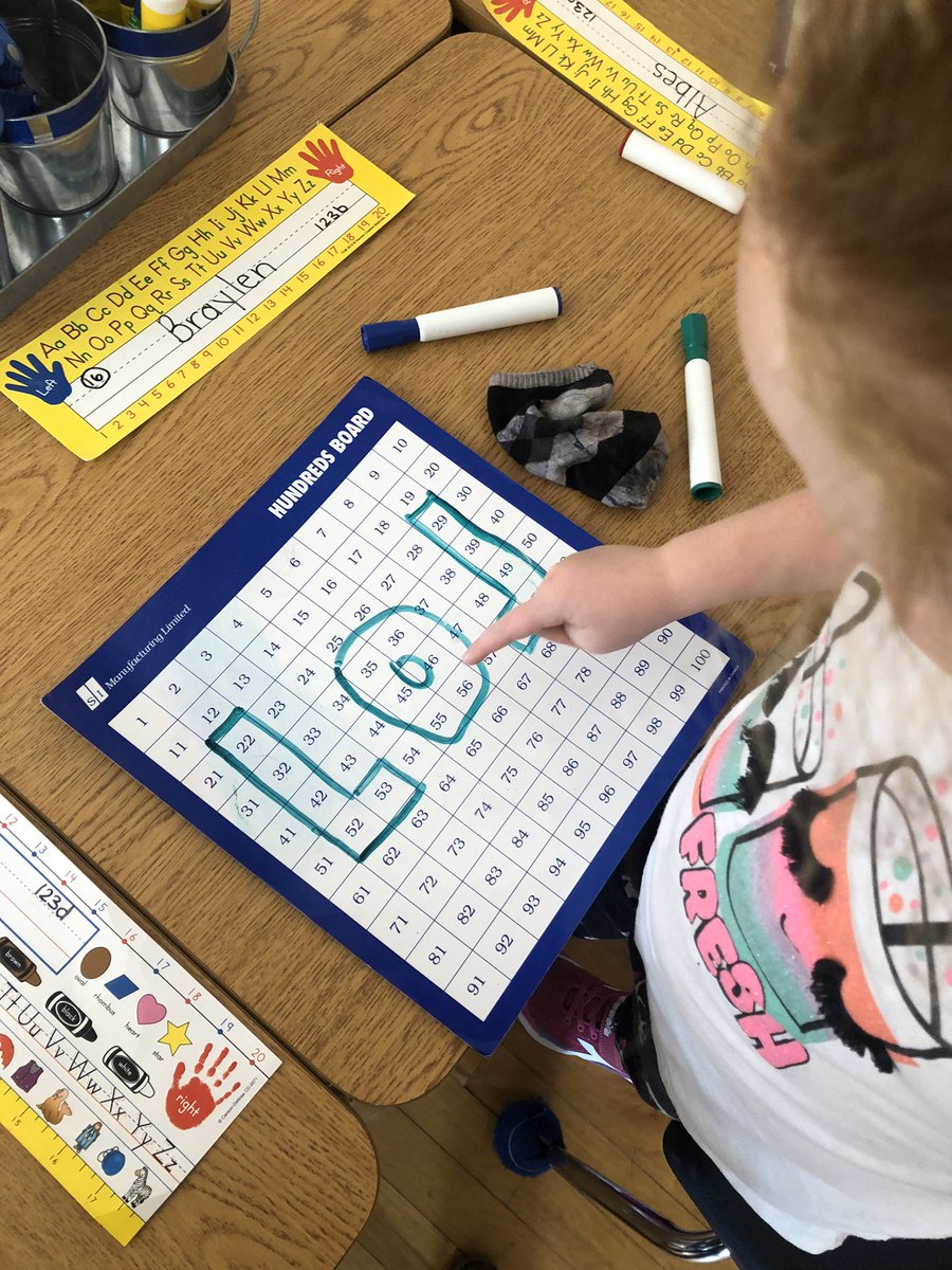 samhill_wrdsb's tweet image. Looking for patterns in our 100 chart today. #numberpatterns